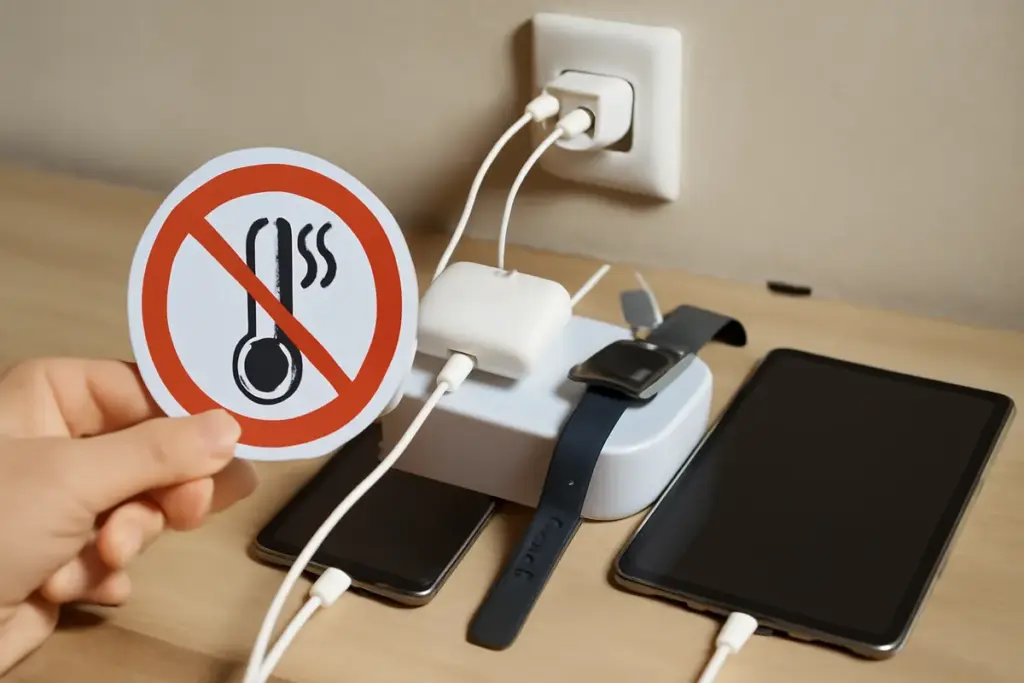 Basi di ricarica multipla compatibili: come evitare problemi di surriscaldamento
