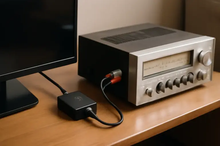 Collegare un vecchio stereo alla TV moderna: adattatore giusto per non perdere qualità audio