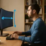 Conviene scegliere un monitor curvo per lavorare da casa? Il beneficio poco noto per la postura